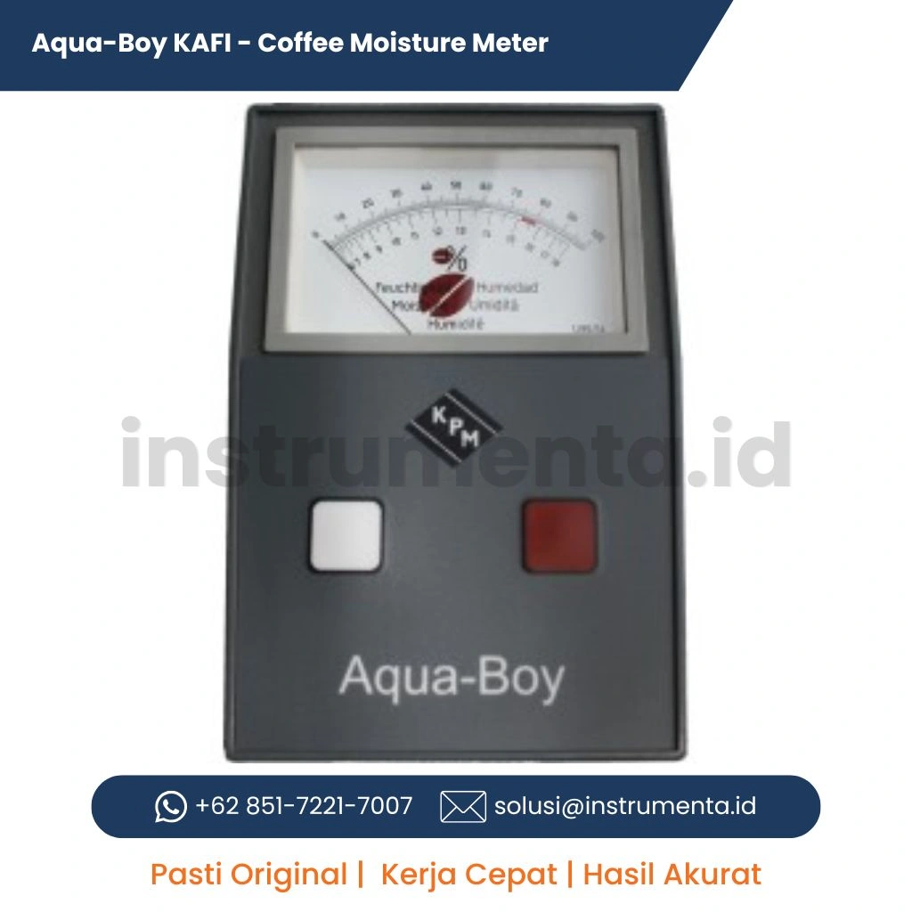 Distributor Aqua-Boy KAFI Coffee Moisture Meter Alat Ukur Kadar Air Biji Kopi dan Coffee Bean Industrial
